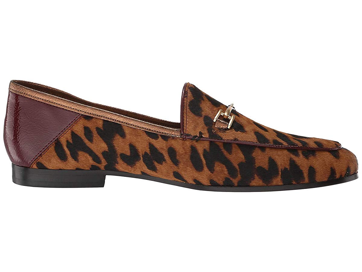 sam edelman loraine bit loafer leopard