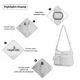 thumbnail image 4 of Angel Kiss Women's Crossbody Bag Multi Pocket Bag and Adjustable Shoulder Strap Soft Bag, 4 of 5