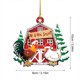 thumbnail image 2 of Árbol De Navidad Decoración Navideña De Madera Tema De Granja Adorno Colgante Adorno Decoración De Fiesta De Navidad Accesorios matsuzay HA040080-03, 2 of 6