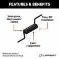 thumbnail image 2 of Lippert 173067 Replacement Medium Duty Ramp Door Spring for Toy Hauler Black, 2 of 5