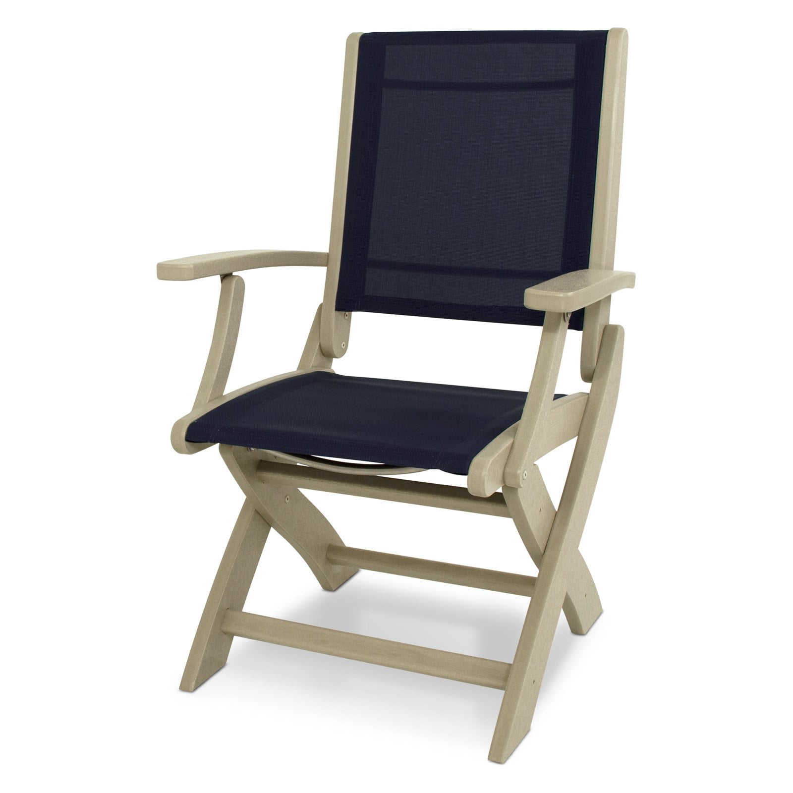 POLYWOOD® Coastal Sling Folding Chair