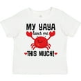 thumbnail image 3 of Inktastic Yaya Loves Me Grandson Boys or Girls Toddler T-Shirt, 3 of 5