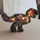 thumbnail image 4 of Talla de tótem con luces, de , decorativa de Animal creativa para , pared de Navidad, hogar y oficina Dinosaurio mayimx Escultura Tótem, 4 of 8