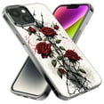 thumbnail image 2 of MUNDAZE Apple iPhone 13 Pro Max Barbed Wire Gothic Red Roses Double Layer Phone Case Cover, 2 of 5