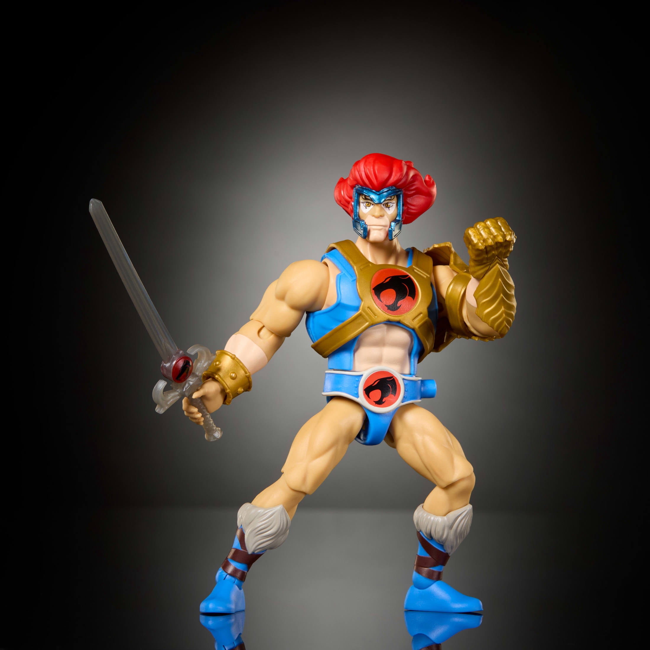 Masters of the Universe Origins & ThunderCats Lion O Action Figure, 1980s Posable Crossover Toy