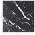 thumbnail image 3 of vidaXL Table Top Black 60x60 cm 6 mm Tempered Glass with Marble Design, 3 of 3