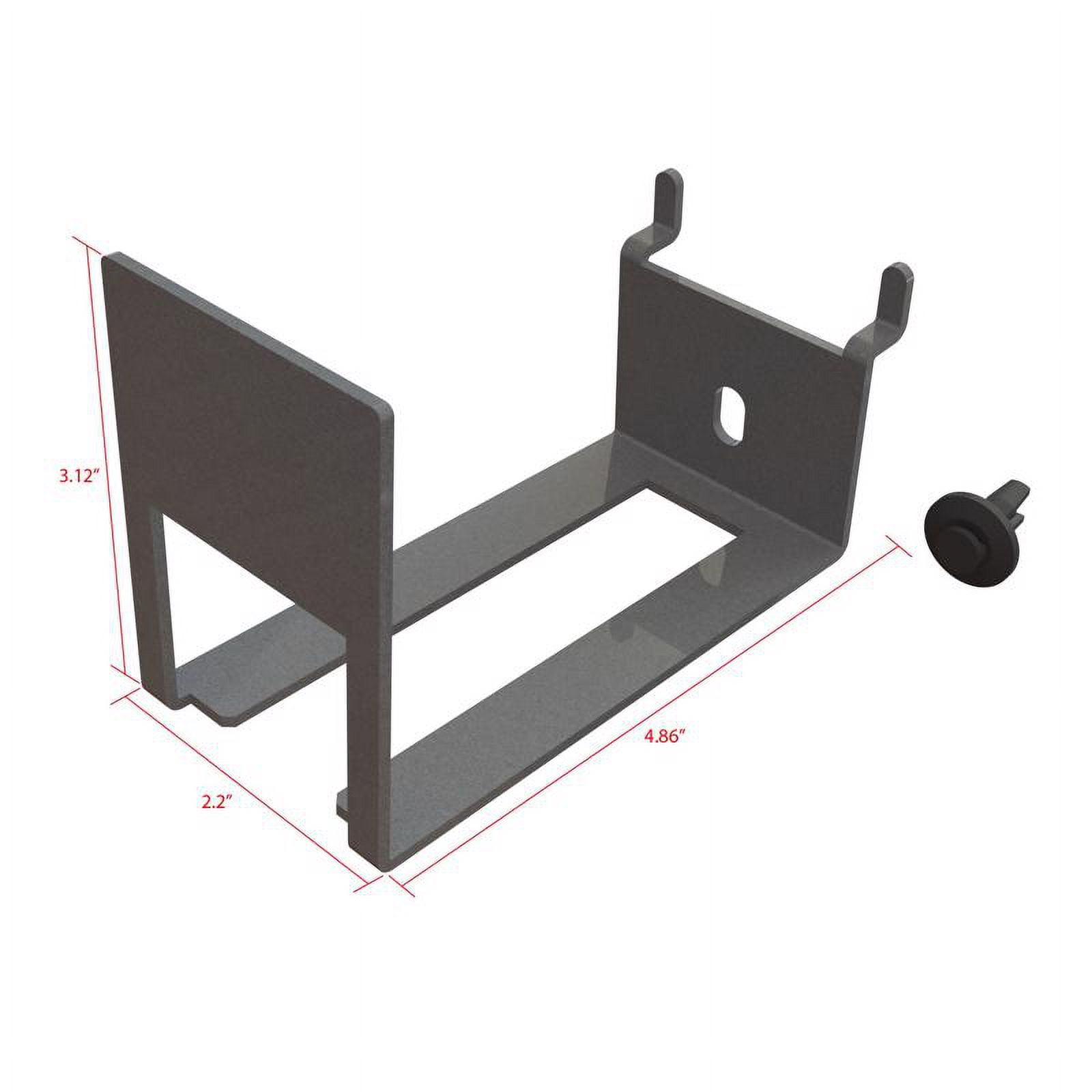 WM Display Group 54309 Pegboard Display Hooks, Metal, Black, 5 1/32" L