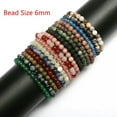 thumbnail image 4 of Natural Gemstone Bracelet Round Spacer Loose Beads 4mm 6mm 8mm Assorted Stones, 4 of 7
