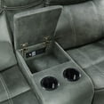 thumbnail image 3 of Picket House Furnishings Tasso Motion Loveseat with Console in FB367 Charcoal, 3 of 6