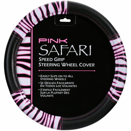 Pink Safari Speed Grip Steering Wheel Cover