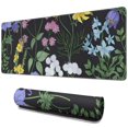 thumbnail image 1 of Functional & Cute Garden Flowers Mouse Mat - Soft to the Touch, Non-Slip Rubber Base, Easy to Slide, Splash Resistant, Portable, Personalized Design, Ideal for Computers, 31.5x11.8 Inch, 1 of 7