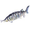 thumbnail image 3 of Cebos de Pesca Mar Señuelos de Plástico Artificiales Cuerpo Secciones Pesca Agua Salada Agua Dulce 04 Soledad Señuelos de pesca conjuntos, 3 of 9