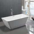 thumbnail image 2 of Bellaterra Home BA6819 67 in. Brussels Freestanding Bathtub, Glossy White, 2 of 5