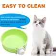 thumbnail image 3 of Cuenco extraíble 2 en 1 para perros para jaulas, alimentador de comida para cachorros, plato de agua con soporte para pernos, cuenco colgante de acero inoxidable para mascotas, cuenco de agua para, 3 of 6
