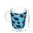thumbnail image 2 of Disketp Graduation Hats2 Large Coffee Mug with Handle Tea Cup Novelty Coffee Cup for Men Women Office Work, 2 of 6