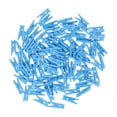 thumbnail image 5 of UPKOCH 100Pcs Mini Natural Wooden Paper Clips for Small Photo Pegs Sky-Blue, 5 of 8
