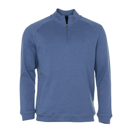 KIRKLAND - KIRKLAND Signature Cotton 1/4 Zip Pullover Sweatshirt Blue ...