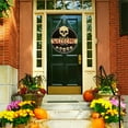 thumbnail image 6 of Franhais Halloween Welcome Sign Hanging Wooden Skull Front Door Sign for Wall Porch Farmhouse Decoration, 6 of 8