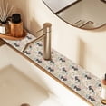 thumbnail image 2 of Yayeee Faucet Mat for Kitchen Sink 30" Diatomite Long Splash Guard Pad, West Wild Pattern, 2 Pack, 2 of 7