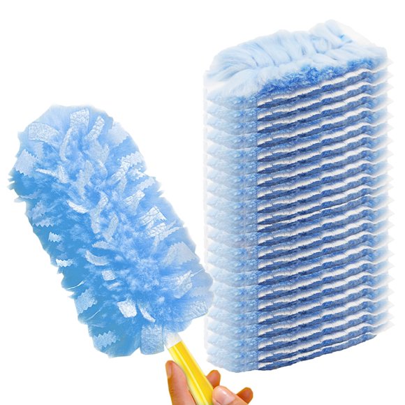Recambio para plumero AIR U+ compatible con Swiffer Duster, 30 unidades con mango