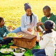 thumbnail image 6 of Saint Patrick's Day Canvas Picnic Mat - Waterproof Outdoor Blanket for Park, Beach, and Camping - Large Portable Mat with Handles and Bonus Carry Bag for Travel and Picnic Parties, 6 of 6