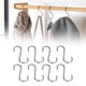 thumbnail image 4 of Ganchos En S Resistentes, Gancho En S De Acero Inoxidable, 8 Piezas, Ligeros, Resistentes Al óxido, Para Garaje, Cocina, Cuarto De Ducha, 4 of 7
