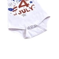 thumbnail image 6 of Bagilaanoe 4th of July Clothes for Newborn Baby Girls Star/Flag Print Fly Sleeve Romper Tops + Mesh Tutu Skirt + Headband 3M 6M 12M 18M Infant 3pcs Independence Day Skirt Set, 6 of 8