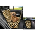 thumbnail image 4 of Pzuqiu Leopard Design Dog Car Seat Cover for Back Seat Hard Bottom Back Seat Extender for Puppy with Pet Bandana and Hangning Trash Bin 3 Pieces, 4 of 6