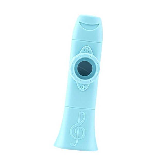 lionlar Kazoo Education Hanging Lanyard Musical Instrument for Music Lovers Beginner blue