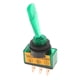 thumbnail image 5 of Mini interruptor de palanca de encendido/apagado SPST para tablero de instrumentos de automóvil Verde, 5 of 6