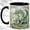 Black, variant on Purple Dragon Nest Coffee Mug, Fantasy Hatchling Mug, Ceramic 11 oz