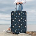thumbnail image 7 of Fuzoiu Christmas Snowflakes1 Print Suitcase Cover,Washable Luggage Covers for Suitcase,Elastic Luggage Protector Cover,Scratch Resistant Travel Suitcase Covers-Medium, 7 of 7