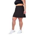 thumbnail image 3 of Inerzia Womens 2 Pack High Waisted Tennis Skorts (Sizes S-3X), 3 of 5