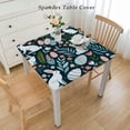 thumbnail image 2 of nygtbtfer Easter Rabbit Square Tablecloth-Indoor/Outdoor Tablecloth-Washable Tablecloth for Party Dinner Decor Elastic Edge, 2 of 7