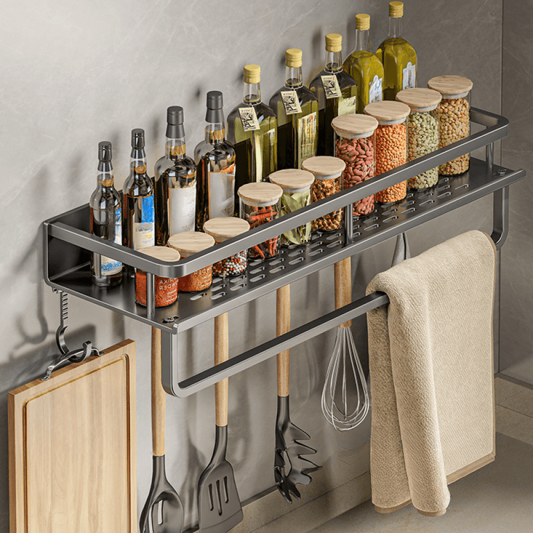 1pc Multifunctional Kitchen Storage Rack, Spice And