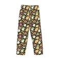 thumbnail image 3 of Vsdgher Fruits Print Mens Pajama Pants Sleep & Lounge Pants, PJ Bottoms With elastic waistb and Pockets, 3 of 5