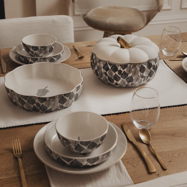 Thyme & Table Stoneware Soup Tureen, Red Leaf - Walmart.com