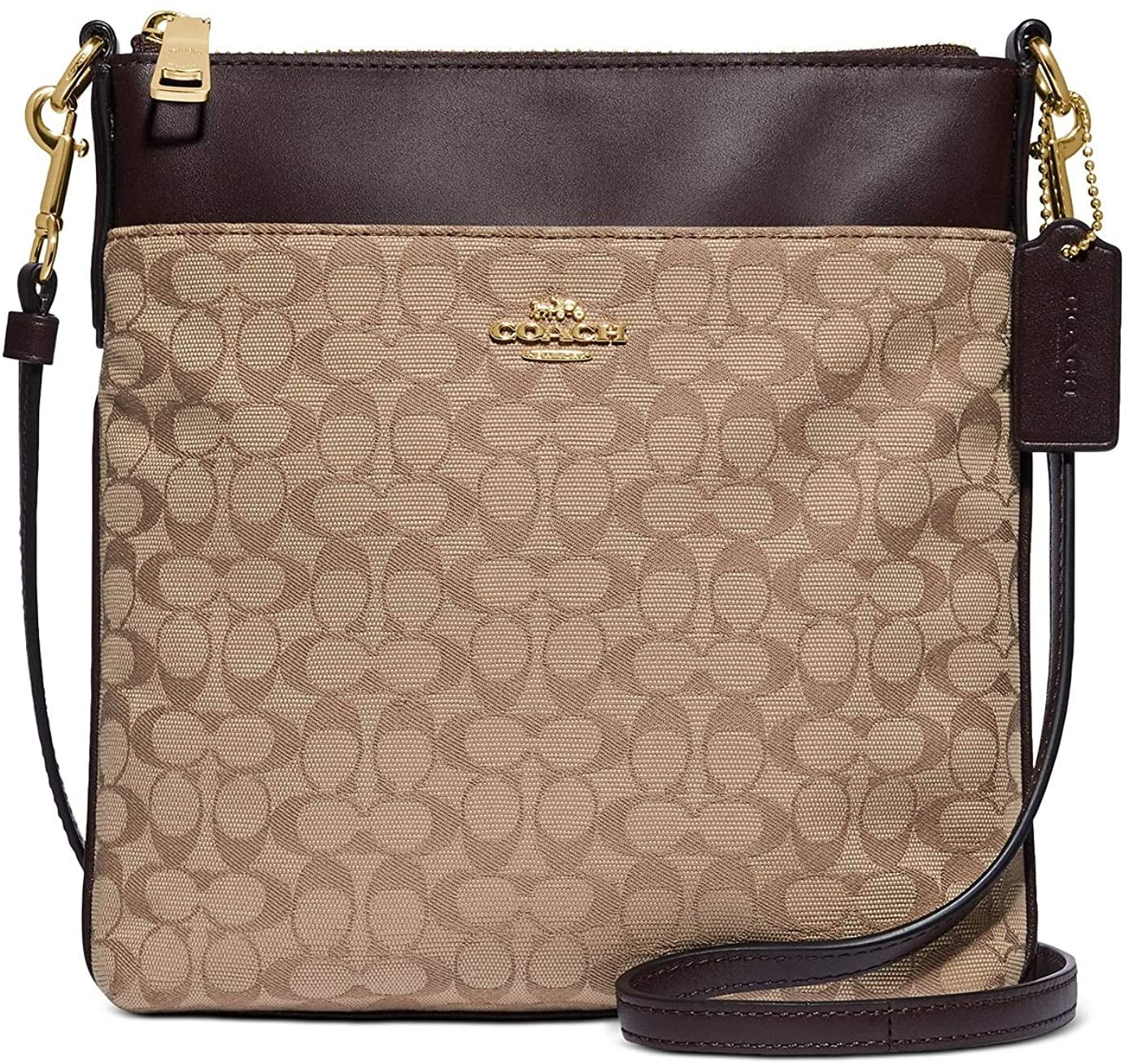 new signature jacquard kitt crossbody