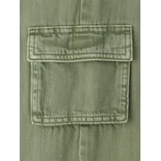 The Childrens Place Girls Baggy Fit Garment Dyed Cargo Jeans, Sizes 4-16