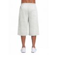 thumbnail image 4 of uvwlwu Men Baggy Capri Sweatpants Elastic Waist Loose Athletic Shorts with Side Pockets for Workout Gym Daily Casual Wear,S, 4 of 6