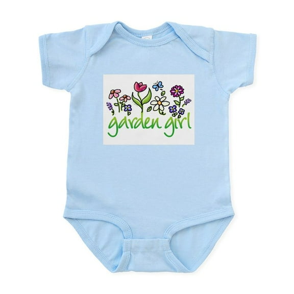 CafePress - Garden Girl 2 Infant Creeper - Baby Light Bodysuit, Size Newborn - 24 Months
