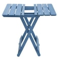 thumbnail image 6 of Folding Square Table,Portable Outdoor Solid Wood Table for Space-Saving,Patio,Blue, 6 of 7