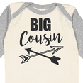thumbnail image 4 of Inktastic Big Cousin with Arrows Boys or Girls Long Sleeve Baby Bodysuit, 4 of 5