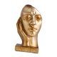 thumbnail image 5 of Escultura decorativa de personaje para sujetalibros, organizador de estanterías, adorno Mano izquierda, 5 of 9