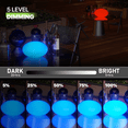 thumbnail image 5 of Magshion LED Cordless Egg Night Light, RGB 16 Color Changing Table Lamp, Waterproof Moon Light, Nursey Nightlight with Remote Control USB Rechargeable (Medium), 5 of 10