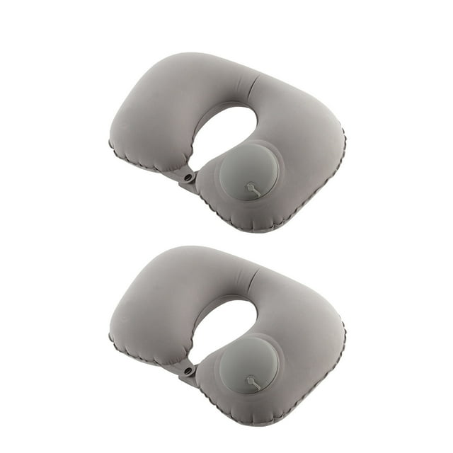 Protable Soft U-Shape Travel Cushion Pillow Car Inflatable Neck Pillow Protectio