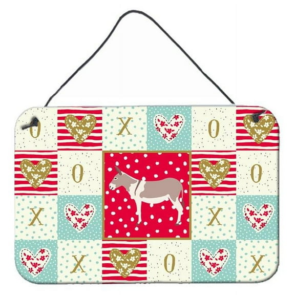 Carolines Treasures CK5273DS812 8 x 12 in. Australian Teamster Donkey Love Wall or Door Hanging Prints