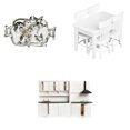 thumbnail image 1 of 1:12 pequeña sala + Ventilador de Cocina + y Silla de Dollhouse, 1 of 9