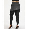 thumbnail image 4 of Pantalones Talla Extra en Capas y Superpuestos Rosegal  Pantalones de talla grande, 4 of 5