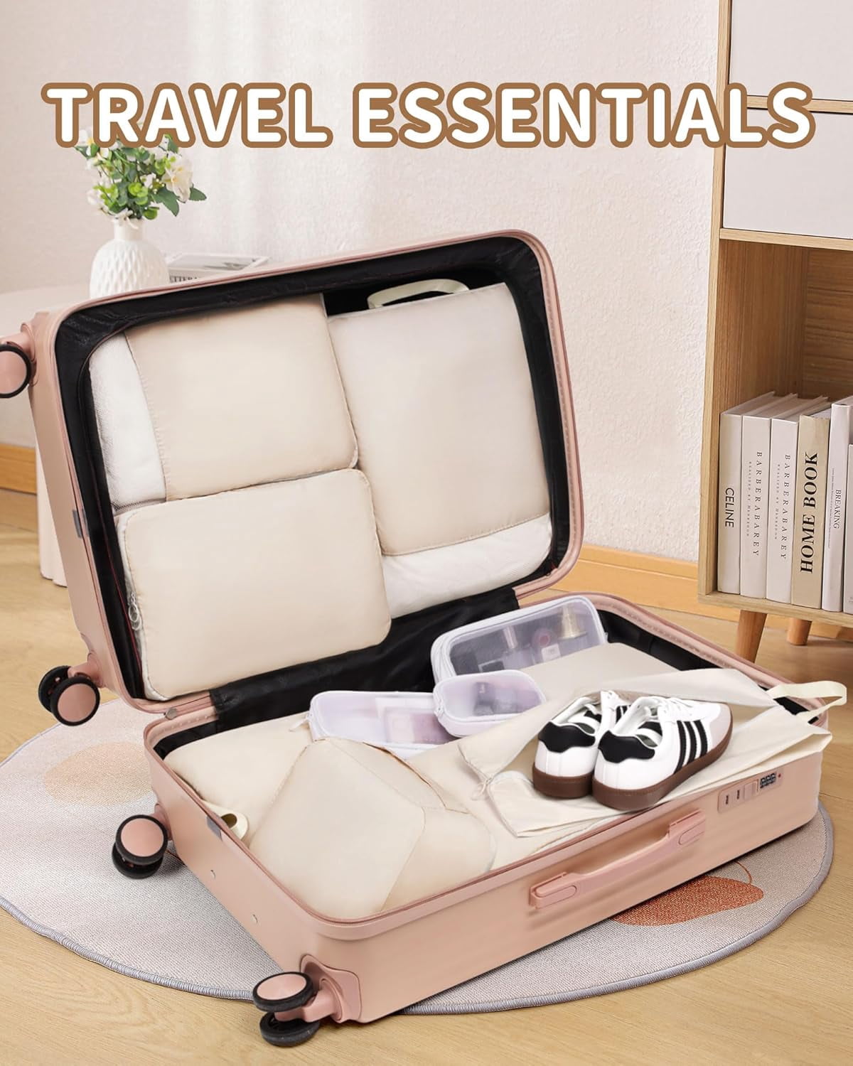 Compression Packing Cubes 11 Set, Suitcase Organizers, Luggage Organizer Bags for Storage, Extendable Packing Cubes for Travel Compression, Travel Essentials
